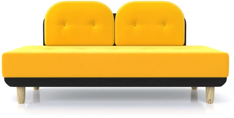 Диван Arsko Торли желтый велюр