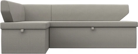 Диван кухонный угловой Омура левый угол (Бежевый/Рогожка) Лига Диванов арт.125895L