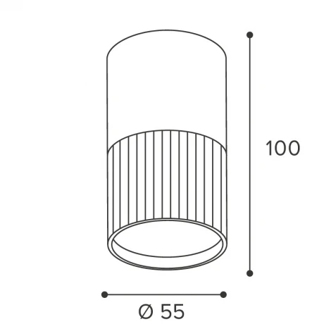 Точечный светильник накладной Wolta WSL-GU10/18W под лампу GU10 Белый DUO
