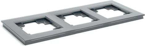 Рамка на 3 поста (графит) Stekker Катрин 39541