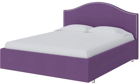 PROxSON Кровать Classic (Ткань: Велюр Forest 741 Светло-фиолетовый) 200x200