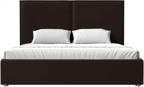 Кровать интерьерная Аура 200 (Коричневый/Экокожа) Лига Диванов арт.120574