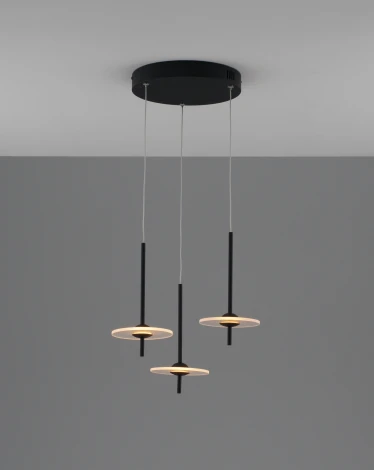 Подвесной светильник светодиодный Moderli Ella V11391-PL (220V, на проводе, круглые)