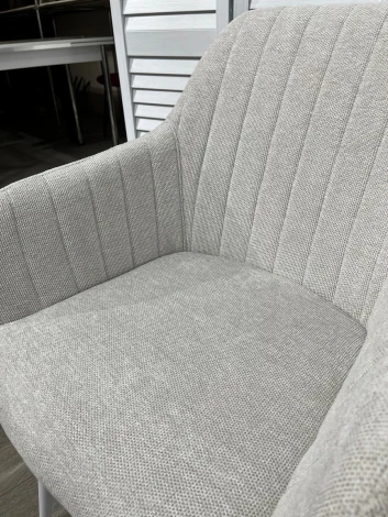 Стул M-City BRANDY WZ2042-18 белая галька/ белый каркас