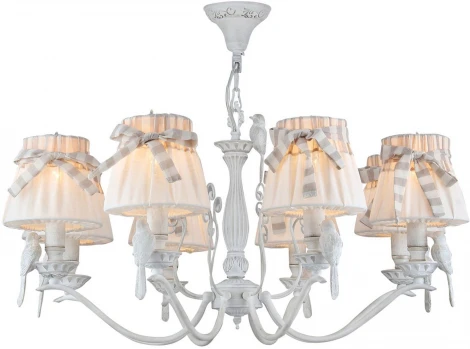 Подвесная люстра Maytoni Bird ARM013-08-W