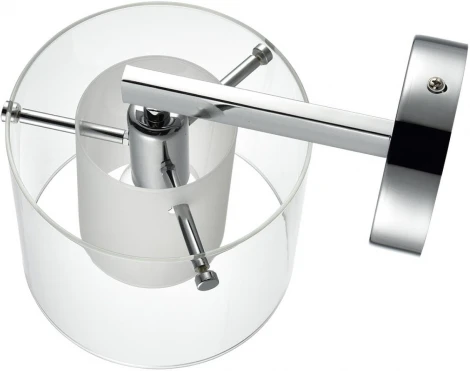 Бра Lumion Verdi 8261/1W металл/стекло, хром/прозрачный E14 1*40W 220V