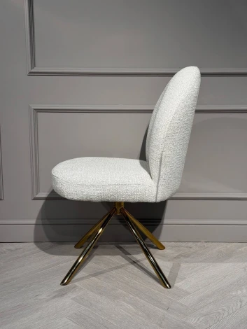 Стул обеденный IST-CASA Авалон BS1240-WT, белый крем/золото