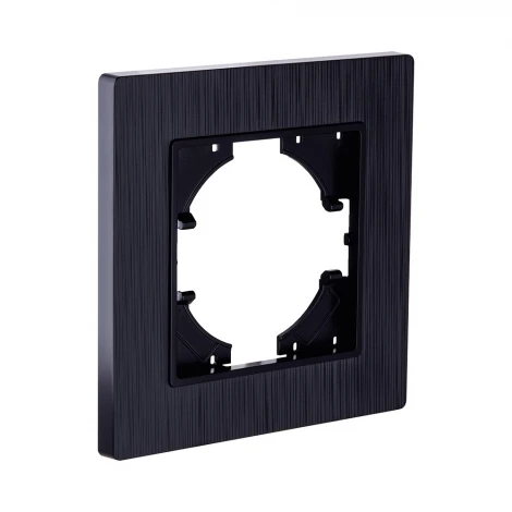Рамка 1-постовая черный Kollinger Eleganz Plex EP1BK