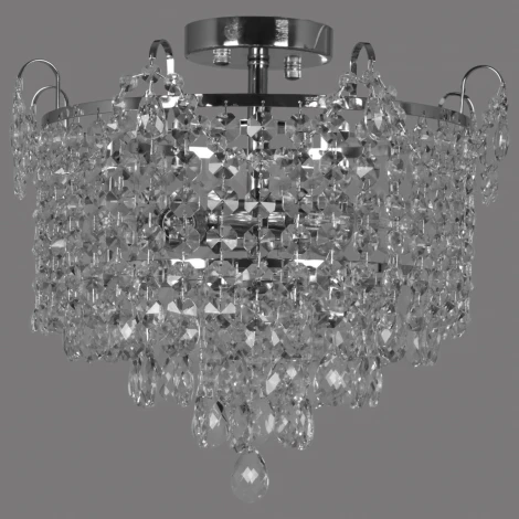 Потолочная люстра хрустальная на штанге Reluce 90192-0.3-06 CR (220V)