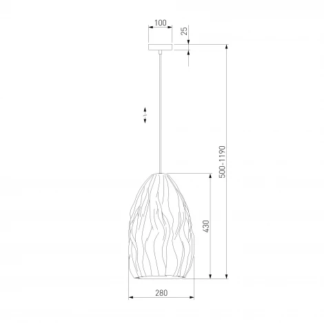 Подвесной светильник Eurosvet Sinki 30186/1 бежевый (a071601) (220V, на проводе)