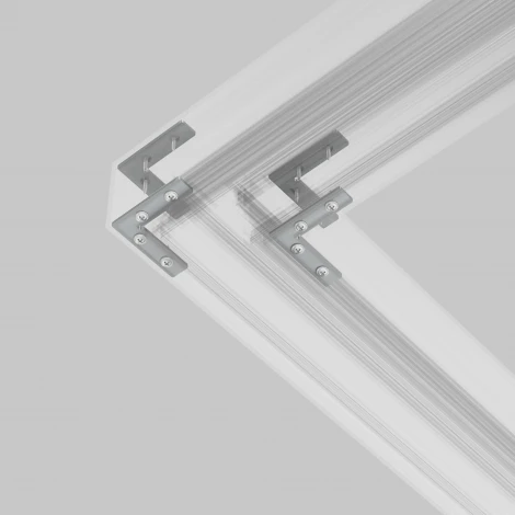 Комплект угловых плоских соединителей для демпферного шинопровода Maytoni Accessories for tracks Exility TRA034D-CL-42S
