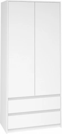 Шкафы Woodville Идена ШК06-900 ЛДСП белое / ЛДСП белое