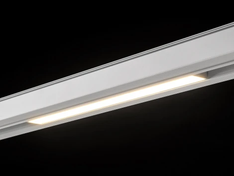 Трековый светильник светодиодный, магнитный, линейный, белый, 12Вт, 48V IP20 4000К Lumker SY-LINK SY-LINK-300-WH-12-NW