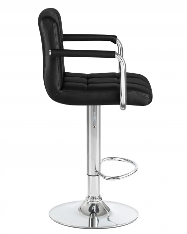 Стул барный KRUGER ARM (чёрный)