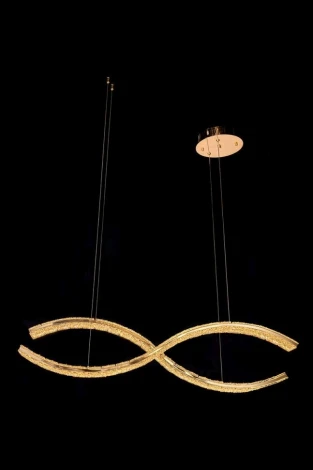 Подвесной хрустальный светодиодный светильник Fluorite Ravissement FL1057-22P (220V, на тросе)