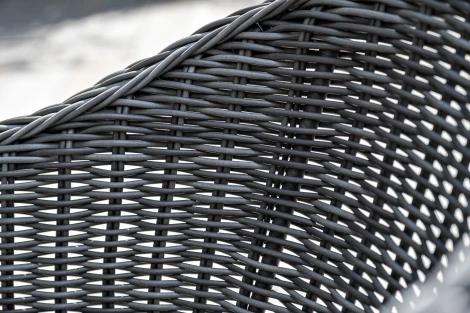 "Фредо" обеденная группа плетеная, цвет графит 4SIS арт.УТ-00002208