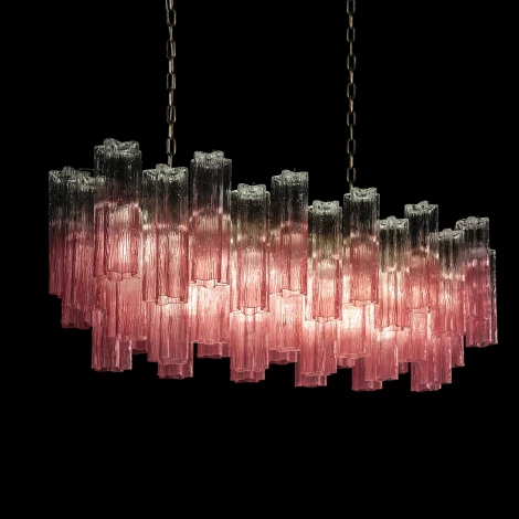 Подвесная люстар Loft It Murano 10580/1000R Clear pink