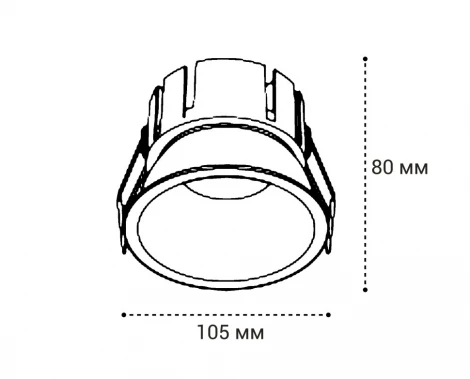 Светильник встраиваемый влагозащищенный светодиодный Italline IT06-6032 white 4000K