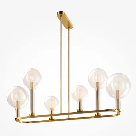 Потолочная люстра на штанге Maytoni Status MOD333PL-06BS1 (220V, шарики)