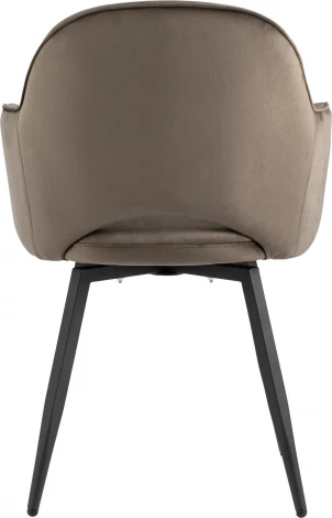 Стул Stool Group Венера вращающийся велюр коричневый 2 шт