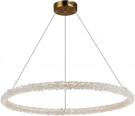 Подвесной светильник Avana SL6110.223.01 ST Luce (регулировка яркости, LED, 220V, пульт управления, на тросе, кольцо)