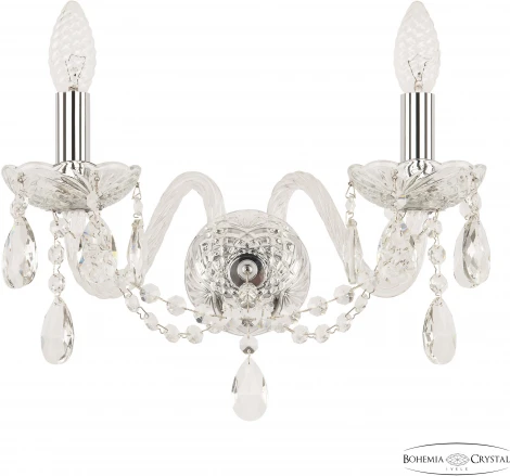 Бра Bohemia 116 116B/2/165 Ni (220V, подвески, подсвечник, свеча)