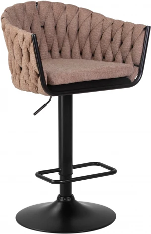 Стул барный LEON (коричневая ткань (LAR 275-3))