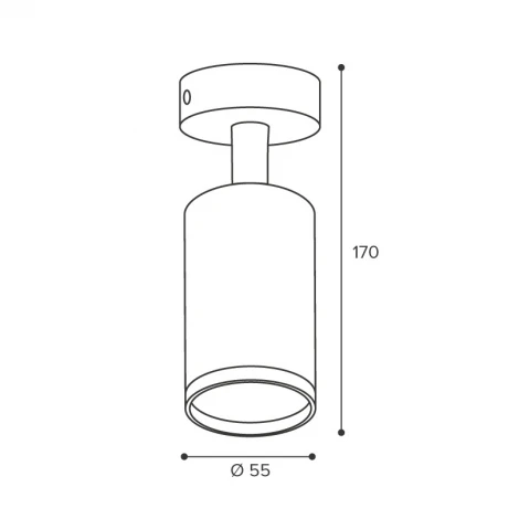 Спот Wolta WSL-GU10/S14W под лампу GU10 Белый AQUA