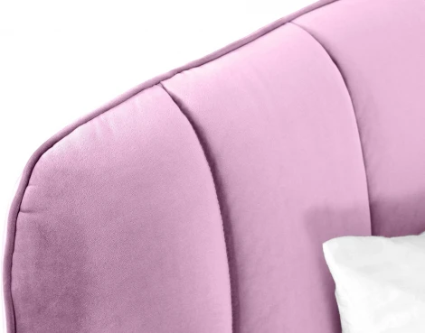 Кровать Amsterdam ОГОГО (арт.564344), (Велюр/Сиреневый)