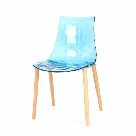 Стул Gauzy Wood Cosmo Голубой