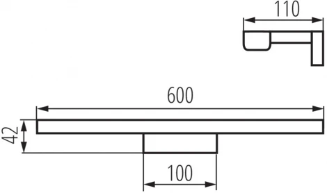 Подсветка для картин и зеркал светодиодная Kanlux ASTEN 26684