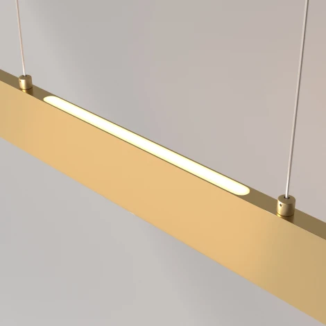Подвесной линейный светильник Step 3000K 1x30Вт 120° LED Maytoni Technical P010PL-L30G3K (220V, на тросе)