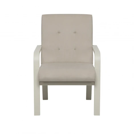 Кресло Leset Модена 4687206967137 Фанера,Береза,Шпон, Велюр, Бежевый, Слоновая кость