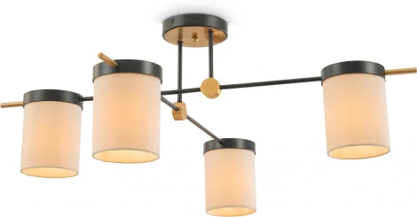 Потолочная люстра на штангу Freya Bogy FR5377CL-04B (220V)