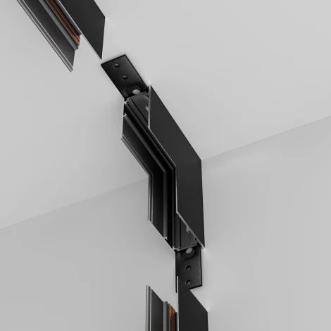 Коннектор внутренний Exility накладной черный (магнитный) Maytoni Technical TRA034ICL-41B