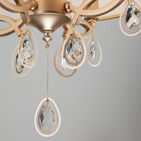 Подвесная люстра Eurosvet Salita 60091/4 перламутровое золото