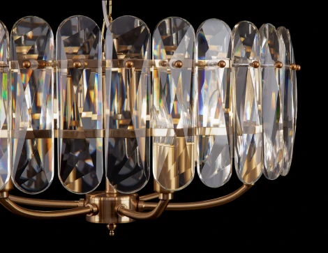 Подвесная люстра Maytoni Suite MOD122PL-06BS (220V, на цепи, круглые)