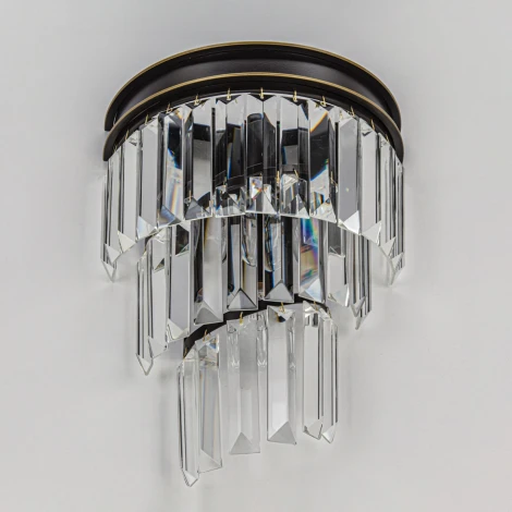 Настенный светильник каскадный Citilux Мартин CL332431 (220V, хрусталь)