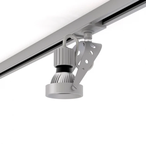 Трековый светильник однофазный 7W 220V Silver RAUMBERG 8127Sv