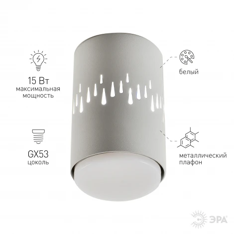 Точечный светильник ЭРА OL11 OL11 LD GX53 WH