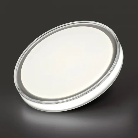 Настенно-потолочный светильник Sonex Laven 7699/EL пластик/белый LED 70Вт 3000-6000K D500 IP43 пульт ДУ (220V, круглые)