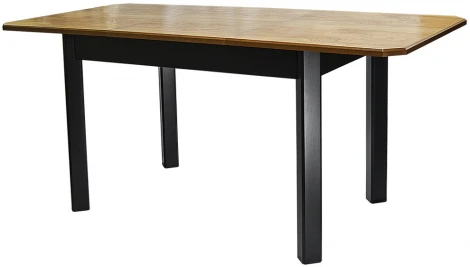 Стол обеденный Мариус М 80 дуб/чёрный 120/170*80 от фабрики Mebelik
