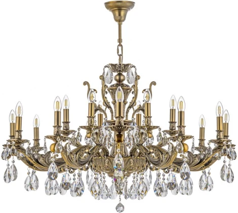 Подвесная люстра на штанге Dio D'Arte Soprano Soprano E 1.1.18.600 A (220V, подвески, подсвечник, свеча)