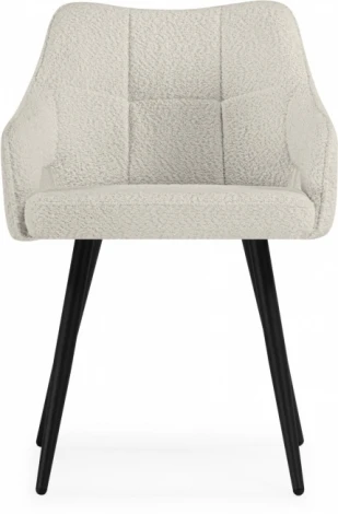 Стул на металлокаркасе Woodville Hera beige / black арт.15844