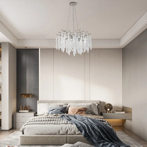 Подвесная люстра Arte Milano Milano-1 23110.600.8.E14.D CR (220V, на тросе)