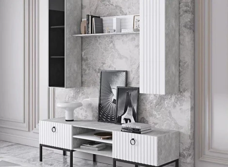 Шкаф Woodville Tulip метрополитан грэй арт.500367