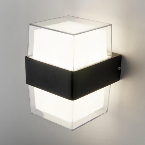 Настенный светильник уличный Elektrostandard Maul 1519 TECHNO LED чёрный