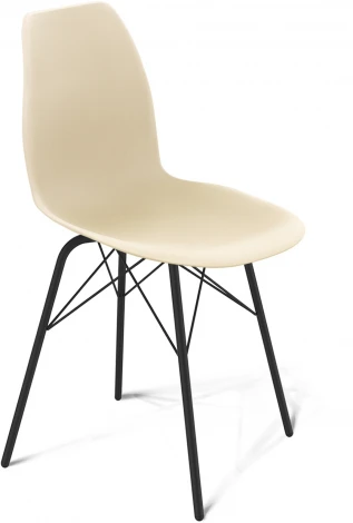 Стул SHT-ST29/S64 бежевый ral1013/черный муар Sheffilton 1580946905