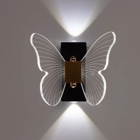 Настенный светильник светодиодный с бабочками De City Конти 488024801 (220V, бабочки)