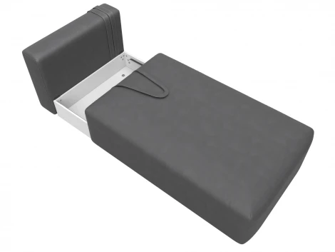 Модуль канапе Лига-060 НПБ (ЛДСП,Брус,Фанера,Замша/Серый) Лига Диванов 129562